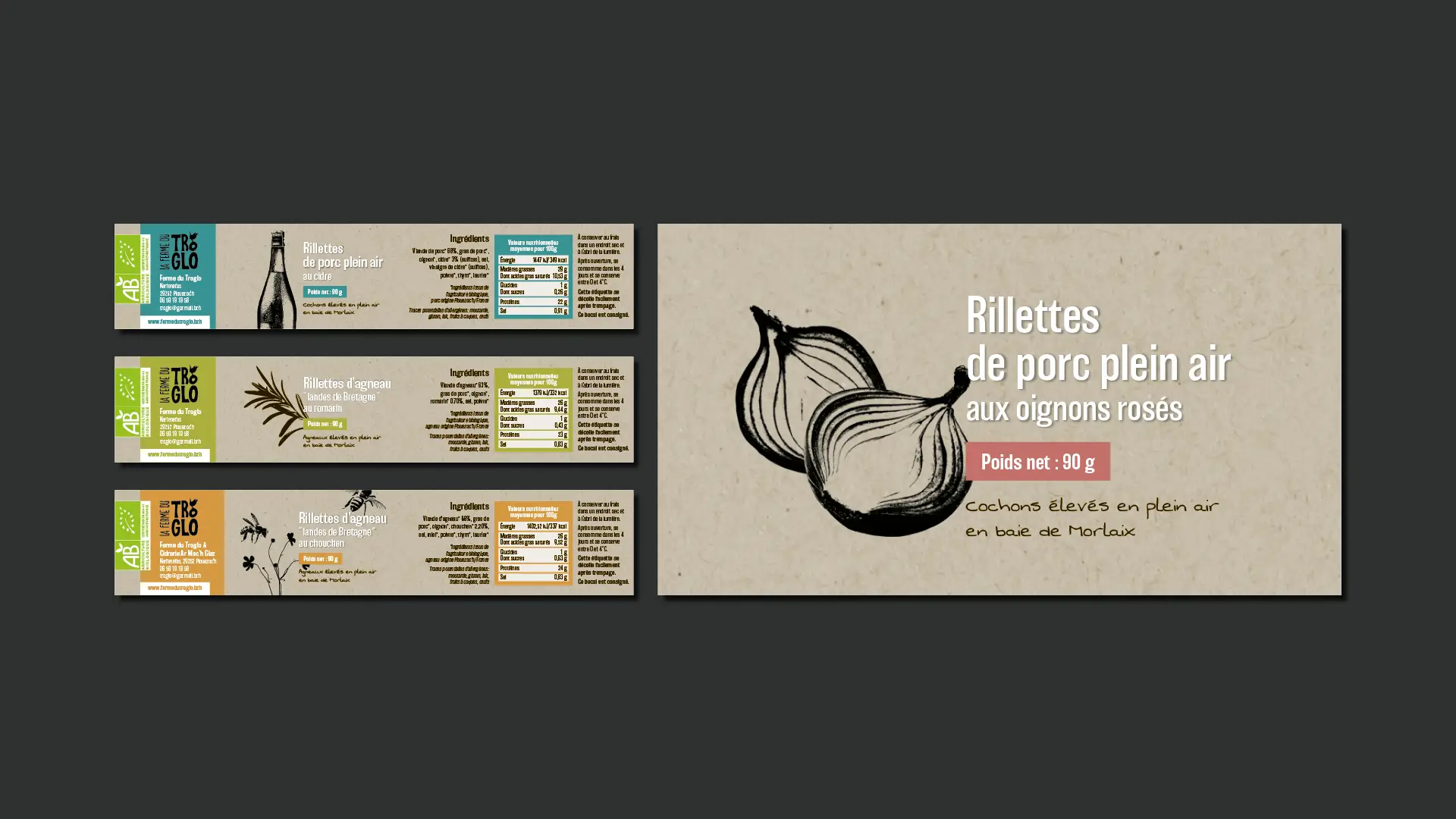 Étiquettes produits
